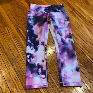 Lululemon Wunder Under Crop Blooming Pixie Multi